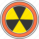 atom, danger, energy, nuclear, radioactive, warning