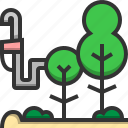 oil, ecology, energy, environment, green, nature, tree icon