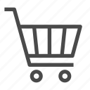 basket, cart, shopping, trolley