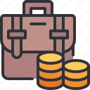 briefcase, portfolio, job, work, business