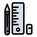 education, pen, pencil, scale