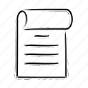 checklist, document, interface, lines icon