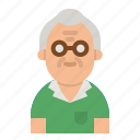 elderly, old, man, person, user