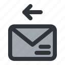 email, arrow, envelope, letter, mail, message, reply