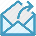 email, envelope, forward, letter, mail, message