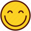 emoji, face, emoticon, happy, smiley