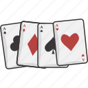 aces, cards, playing