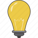 idea, lightbulb