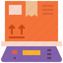 scale, postal, weight, box, shipping, calculation