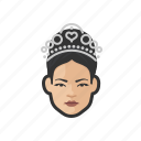 woman, tiara, princess, pageant, asian, avatar