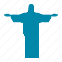 brazil, de, janeiro, jesus, rio, statue