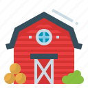 agriculture, barn, farm, house