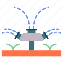 farming, irrigation, sprinkler, agriculture, water