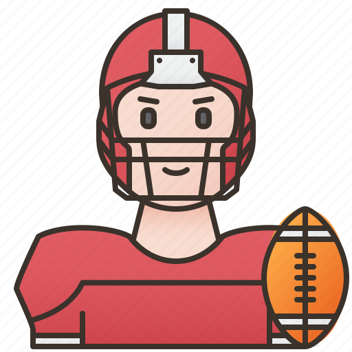 American, female, football, player, sport icon - Download on Iconfinder