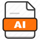 illustrator, document, documents, file, files, format