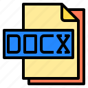 computer, document, docx, extension, file, file type