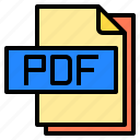 computer, document, extension, file, file type, pdf