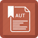 aut, document, extension, file