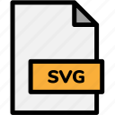 extension, file, file format, file formats, format, svg, type