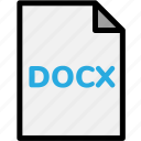 docx, extension, file, file format, file formats, format, type