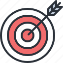 bullseye, business, game, objective, plan, strategy, target