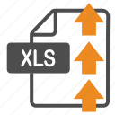 document, excel, file, upload, xls