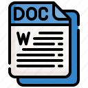 doc, file, word, extension