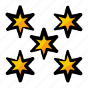 stars, lights, bright, decoration, ornament, christmas