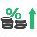 deflation, inflation, interest, rate