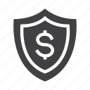 protection, money, shield, finance, safety