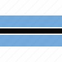 botswana, country, flag