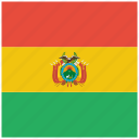 bolivia, bolivian, country, flag, national