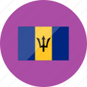 barbados, flags, country, flag, location, national, world