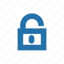 padlock, security, unlock