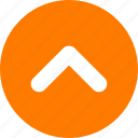 arrow, arrow head, orange, orange arrow, top, up