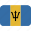 rectangle, barbados, round 