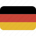 germany, round, rectangle