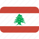 lebanon, round, rectangle