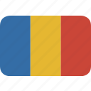 romania, round, rectangle