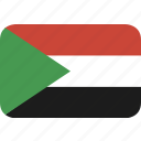 sudan, round, rectangle