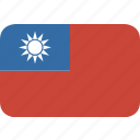 taiwan, round, rectangle