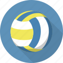 ball, circle, flatballicons, sport, volley