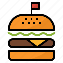 burger, fast, food, hamburger, junk