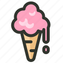 cone, food, ice cream, dessert, ice cream cone