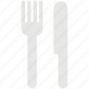 fork, knife, eating, kitchen, restaurant