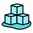 cube, cubes, ice