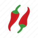 pepper, chilli, red