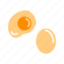 egg, breakfast, fried