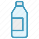 breakfast, can, kitchen, milk, milk bottle, water