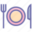 eating, flatware, fork, knife, plate, tableware, utensil 